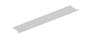Keuco Kautschuk-Einleger Lumos Ersatzteil SPS 788,9x146,5x2mm Farbe 2457, 90111000001 90111000001