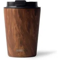 MAMEIDO Thermobecher, Edelstahl, Kunststoff, Silikon, doppelwandig isoliert, auslaufsicher in 350ml, 470ml, 700ml & 1200ml