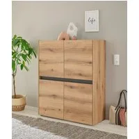 Home affaire Highboard City/Giron, moderner Schrank, Kommode, Stauraumschrank, Hochschrank, zeitlos, modern, ausreichend Stauraum, vielseitig einsetzbar