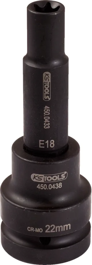 KS Tools 3/4" Torx-E-Kraft-Stecknuss, lang - 450.0452
