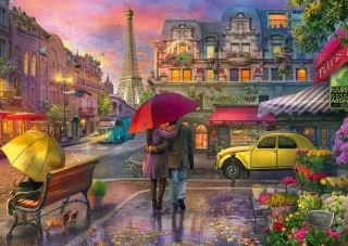 Schmidt Puzzle 59713 - Regenzauber in Paris [500 Teile]