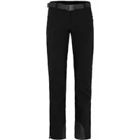 Bergson Outdoorhose MAILA Damen Winter Softshellhose, winddicht, warm, Kurzgrößen, schwarz
