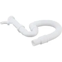 keenberk Siphon flexibel für Küche Geräteanschluss 1 1/2 Zoll mit 40 / 50 mm Anschluss