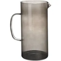 SCHÖNER WOHNEN-Kollektion Karaffe KARINA, (1-tlg), Glaskaraffe, 1,7l mit geriffelter Oberfläche