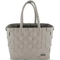 normani Einkaufskorb Flecht-/Einkaufskorb mit Innentasche, 20 l, stabiler Shopper mit Innentasche