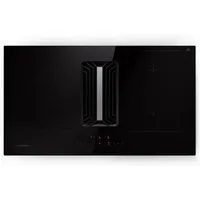 Klarstein Induktions-Kochfeld AirJet 90 Induktionskochfeld 90 cm mit Dunstabzug 7200 W 754 m³/h, Kochfeld Hob mit Dunstabzughaube 4 Zonen Touch & A++