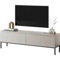 Selsey TV-Schrank BEMMI 2-türig mit Metallgestell, grifflos