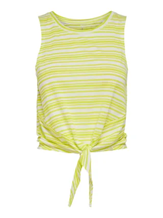 ONLY PLAY - ONPAMEL SL KNOT TOP evening primrose - Gr. - M