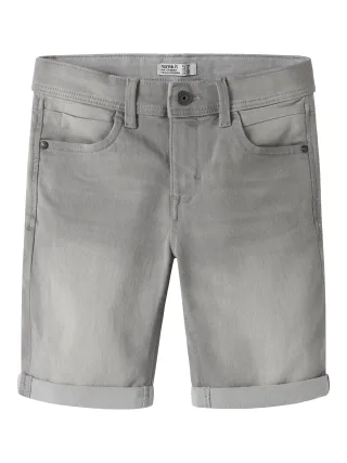 NAME IT - NKMSILAS SLIM DNM L SHORTS 2272-TX NOOS Medium Grey Denim - Gr. - 98