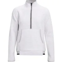 Under Armour® Trainingspullover Under Armour Golf Pullover Pile ½ Zip Weiß Damen