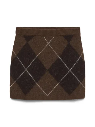 VERO MODA - VMDARLA NW SHORT SKIRT Cocoa Brown - Gr. - M