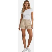 U.S. Polo Assn. Shorts USOolivia Damen Leinenshorts – Shorts luftig mit Taschen und Leinenmix Leichte Sommer Shorts aus Leinenmix mit bequemer Passform