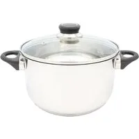Krüger Fleischtopf Denver, Edelstahl, 3-Schichten-Thermoboden, Induktion