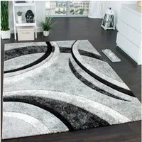 Paco Home Teppich Brillance 758, rechteckig, Höhe: 14 mm, Kurzflor, modernes geometrisches Design, auch als Läufer