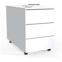 VCM Rollcontainer Büroschrank Dalosa H. 55 x B. 39 x T. 70 cm, Beistellcontainer mit Schubladen, Bürocontainer