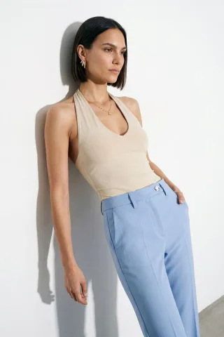 Halterneck Cut-Out Body