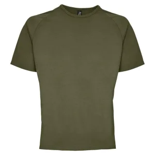 SOLS - "Sporty" T-Shirt für Herren Raglanärmel (Army-Grün)
