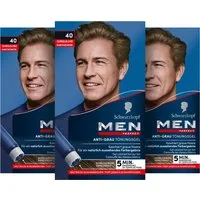 Schwarzkopf Haartönung Men Perfect 40 Dunkelblond - hält bis zu 28 Haarwäschen, Vorratspack, 3-tlg., 3x 80 ml, Anti-Grau Tönung für ein natürlich aussehendes Ergebnis