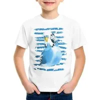 style3 T-Shirt Wellensittich kleiner vogel feder