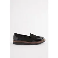 Next Forever Comfort® Brogues-Loafer mit dicker Sohle Budapester (1-tlg)