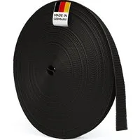 BAUHELD Rollladengurt 50m (14mm 18mm 20mm 23mm, [Made in Germany] Rolladengurt an Fenster & Türen geeignet), Gurtband für Rolladen Gurtwickler, Abdeckplatte, Abdeckung