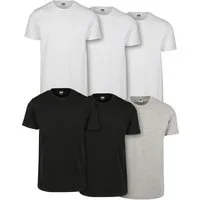 URBAN CLASSICS T-Shirt Urban Classics Herren Basic Tee 6-Pack (1-tlg)