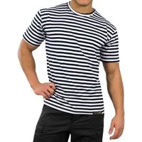 normani Kurzarmshirt Marine T-Shirt Моskau kurzarm Sommer Gestreiftes Marine Shirt