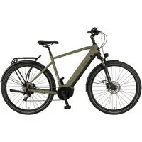Prophete E-Bike Trekkingrad Entdecker 4.0, 10 Gang microSHIFT XLE Schaltwerk, Kettenschaltung, Mittelmotor, 540 Wh, Pedelec, Elektrofahrrad für Herren