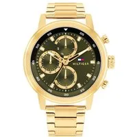 Tommy Hilfiger Multifunktionsuhr ROCKY 1792216, Quarzuhr, Armbanduhr, Herrenuhr, Edelstahlarmband, analog, Tag