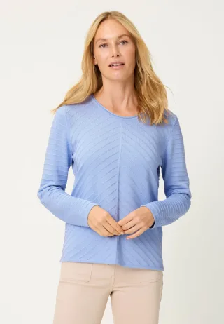 Olsen - Pullover Long Sleeves cloud blue - Gr. - 46