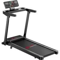 HOMEFITNESSCODE Laufband 3-IN-1 klappbares Laufbänder mit 10 % Steigung – Elektrisches Laufband (Lauffläche 40 x 97 cm – max. 150 kg), 1–12 km/h einstellbar – Motor 3,0 PS – LED-Display