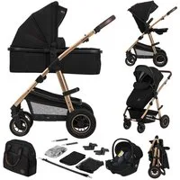 lionelo Kombi-Kinderwagen Amber 3in1, (Set), 3in1/babyschale 0-13kg/Tasche/Moskitonetz/Regenschutz/Boho