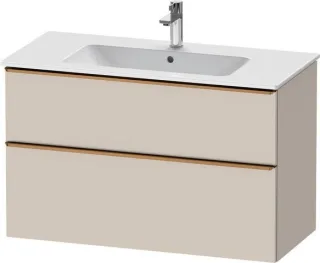 Duravit D-Neo Waschtischunterbau wandhängend Taupe Matt 1010x462x625 mm - DE4363004910000 DE4363004910000