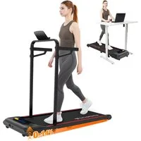 CITYSPORTS Laufband WP8 Walking/Jogging Pad 440W motor mit Steigung 13% MAX (Toolkits,Schmiermittel), Laufbander für Zuhause 1-6km/h mit LED light