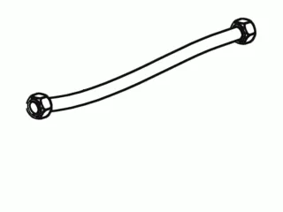 Schell Flexibler Anschusschlauch 3/8" für Schell Unterputz-Spülkasten 102490699