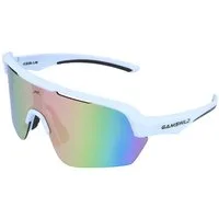 Gamswild Sportbrille UV400 Sonnenbrille Skibrille Fahrradbrille extra große Scheibe Damen, Herren Modell WS7138 in, pink, weiß, blau, schwarz, mintgrün