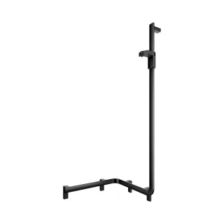 KEUCO AXESS Eck-Duschhandlauf 90° mit Brausestange rechts, Metall, B: 53,1 H: 130,1 T: 55 cm, 350083 35008376601