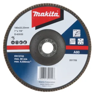 Makita Fächerschleifscheibe 180mm A80 - D-63535