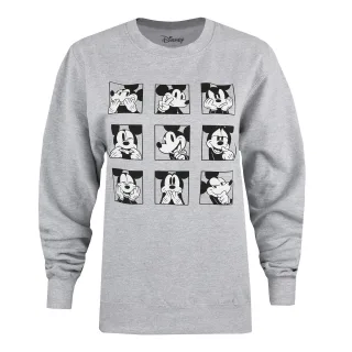 Disney - Sweatshirt Rundhalsausschnitt für Damen (Grau)