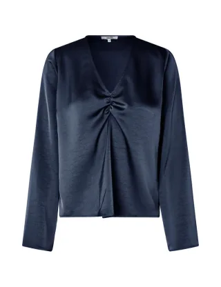 mbym - Bluse - Charlina-M blau - Gr. - XS