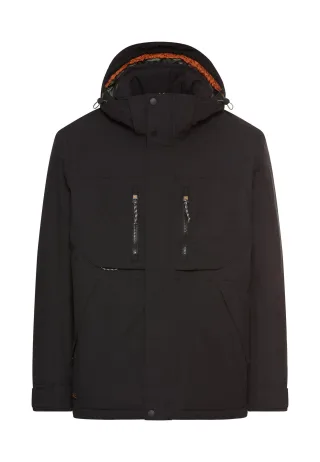 camel active - teXXXactive® Jacke mit abnehmbarer Kapuze asphalt - Gr. - 26