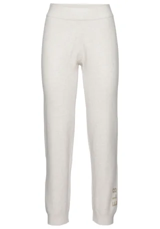 LASCANA - Elbsand LM Knit Pants offwhite mel - Gr. - 38