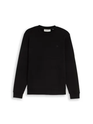 Denim Tom Tailor - Basic Sweatshirt Black - Gr. - XL