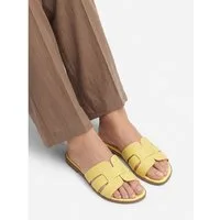 Jenny Jenny Damen Flip-Flops Gelb Badepantolette