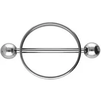 PIERCINGLINE Brustwarzenpiercing Chirurgenstahl Nippelring (Barbells, 1-tlg), Brust-, Nippel-Piercing, Chirurgenstahl