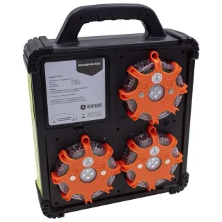 LED Signalleuchten-Set SyncFlare Mehrfarbig - gelb/grün/blau