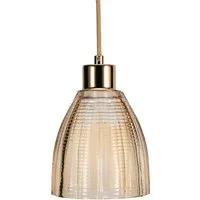Pauleen Pendelleuchte Gleaming Gold, ohne Leuchtmittel, E27, Glas