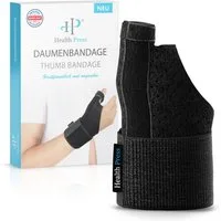 Health Press Daumenbandage Daumenbandage 1er Set Universell Daumenorthese (Rechts und Links), Anatomische Form und Atmungsaktiv