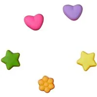 Crocs Juicy Gem 5er Anstecker Schuhanhänger Schuhschmuck Schuhanstecker Riemchensandale