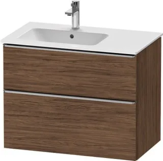 Duravit D-Neo Waschtischunterbau wandhängend Nussbaum dunkel Matt 810x462x625 mm - DE4366070210000 DE4366070210000